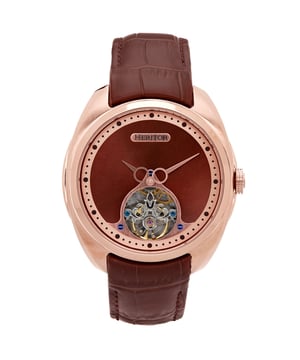 316L roestvrijstalen behuizing van chirurgische kwaliteit; Jeweled M2701-1A automatisch uurwerk; Juweellagers: 22 juwelen; 41 uur gangreserve; Slagen per uur (BPH): 21600/uur; Saffier-gecoat mineraal kristal; Semi-skelet wijzerplaat; Observatiekast terug naar bezichtiging Uurwerk; Echt lederen band; Logo-gegraveerde roestvrijstalen sluiting; 46 mm doorsnee; 5 ATM waterbestendigheid;