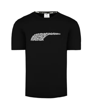 Puma x Mr. Doodle Kurzarm Crew Nackenschwarz Herren T-Shirt 530650 01