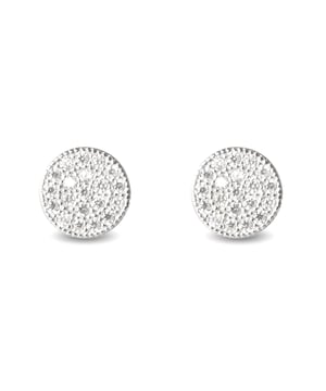 Pendientes zasa de plata de ley 925 y circonita brillante con acabado en baño de rodio. Delicados diseños dan nombre a MOMENTOS PARA BRILLAR Clásico. Joyas que destilan una contundente delicadeza con un brillo iridiscente están cuidadosamente diseñadas en talla Marquesita combinándose con circonitas blancas y negras sobre plata de Ley 925. Crean un ambiente minimalista donde la elegancia brilla por si sola inspirándose en la musa involuntaria de artistas del estilo urbano que cree que la mujer se viste por las orejas: dejando siempre que las joyas hablen, eligiéndolas como punto de partida.  La sofisticación y delicadeza han vencido a la estridencia y energía de un acabado solo apto para mujeres que buscan un toque más sofisticado: icono (in) confundible de estilo.