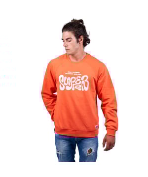 Basic sweatshirt Superb.
 Round neck.
 Brand print on the front.
 Ribbed cuffs and waistband.
 Seams seen in tone.
 Composition: 80% Cotton, 20% Polyester
 Care:
- Wash at max. 40ºC.
 - Do not use bleach.
 - Iron at low temperature.
 - Do not dry clean.
 - Do not use dryer.