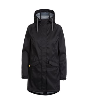100% Polyester, TPU-Membran. Längere Länge. Verstellbare, gewachsene Kapuze. 2 untere Taschen. 2-Wege-Frontreißverschluss in der Mitte. Kinnschutz. Flache Manschette mit Laschenverstellung. Kontrastfarbener, gebondeter Streifen auf der Rückseite. Wasserdicht 8000mm, atmungsaktiv 3000mvp, winddicht. Trespass Womens Chest Sizing (ca.): XS/8 - 32in/81cm, S/10 - 34in/86cm, M/12 - 36in/91.4cm, L/14 - 38in/96.5cm, XL/16 - 40in/101.5cm, XXL/18 - 42in/106.5cm.