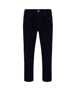 Emporio Armani J85 reguläre Fit Samt -Frauenhose
