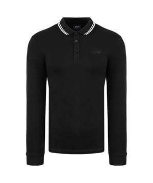 Armani Jeans Black White Polo Shirt 7V6F36 6JPTZ 1200