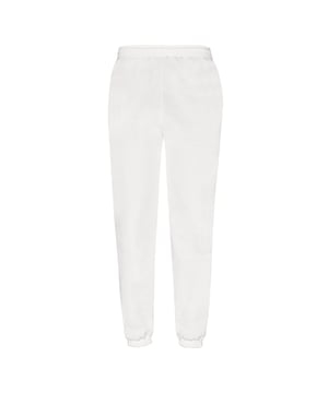 80% Baumwolle, 20% Polyester. Design: Einfarbig. Verschluss: Kordelzug. Elastische Manschette, elastischer Taillenbund. Taschen: 2 Seitentaschen. Entspricht dem Sicherheitsstandard: Öko-Tex Standard 100 zertifiziert, WRAP zertifiziert.