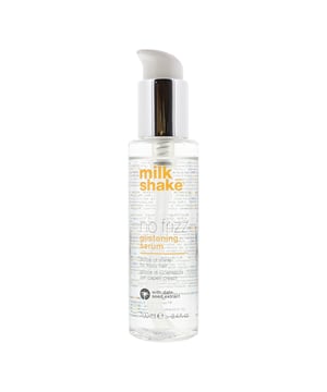 milk_shake No Frizz Glistening Serum 100ml is a lightweight and non-greasy serum designed to tame frizz and add shine onto all hair types. To apply, simple apply a small amount onto the palm of your hands and distribute evenly throughout the hair, style as desired. Leaves hair feeling smooth, shiny and frizz free.