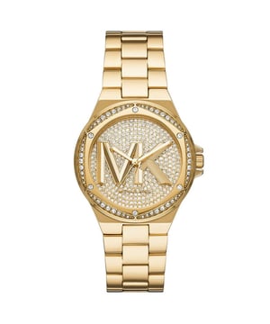 Introducing the Michael Kors MK7229 Women's Watch, an exquisite accessory that combines fashion-forward styling with practical functionality. This dazzling timepiece features a luxurious gold-tone stainless steel bracelet and a complementing case that’s beautifully adorned with crystals around the bezel. The watch showcases a distinctive MK logo dial, enhancing its glamorous appeal. Practical features include water resistance up to 50 meters, a date display, and a chronograph, making it a stunning piece for both everyday wear and special occasions. Specification Details Brand Michael Kors Model MK7229 Barcode Number 4064092115833 Gender Women's Case Diameter 37 mm Case Material Stainless Steel Case Colour Gold Dial Colour Gold with MK Logo Band Material Stainless Steel Band Colour Gold Movement Quartz Water Resistance 50 meters Features Chronograph, Date Function