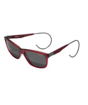 Gafas de sol de hombre de color rojo - Chopard SCH156M57L00P• material: acetato• color: rojo• tamaño: 57/18/110 mm (longitud de la lente / ancho del puente / longitud de la varilla)  Silent movement - Without ICT TAC - fed with 1x AA not included - sphere with technology that shines in the dark - the sphere is loaded with sunlight and then being able to illuminate in the dark.
