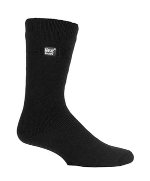 The brand new Heat Holders ULTRA LITE thermal socks are designed to provide our famous thermal protection without the annoying ‘too thick’ bulk of the original Heat Holders thermal socks. These ultra lite socks are perfect for tighter fitting shoes, meaning they make great dress socks in the winter months, fitting in any sort of shoe and providing Heat Holders known warmth. These Heat Holders Ultra Lite are available in 3 colours; black, purple and indigo. These are size 7-12 US for men and are also available in size 5-9 US for ladies separately from our store. They are machine washable and have a material composition of 89% Acrylic, 10% Polyamide, 1% Elastane. Heat Holders Yarn – Our advanced Japanese designed thermal yarn provides high-performance insulation against cold, with superior moisture breathing abilities and softness. Heat Holders Loops – Our Innovative knitting technology produces our unique, short looped cushion pile to hold in more warm air, increasing the TOG rating. Heat Holders Brushing - Our expert brushing process maximises the amount of warm air held inside each sock for unbelievable total warmth and all-day comfort. TOG Rating - These socks are scientifically tested to be 3X Warmer than a basic cotton sock, with a TOG rating of 1.04