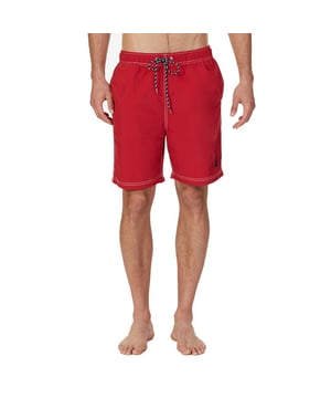 Bermuda cut swimsuit.
 Elastic rubber waistband, adjustable with laces.
 Two open pockets on the sides.
 Brand embroidery on the lower side.
 Pocket with flap closure on the back.
 Brand name embroidered on the pocket flap.
 Seams seen in tone.
 Composition: 100% Nylon
 Care:
- Wash maximum at 30ºC.
 - Iron at medium temperature, max. 110ºC.
 - It is not allowed to use a dryer.
 - Do not use bleach.
 - Does not support dry cleaning.