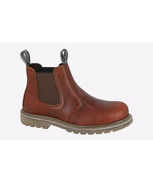 Stylish and practical, Woodland delivers these men's Davenport Chelsea boots, boasting a premium leather upper with twin gussets and heel tabs for easy on / off wear, a durable Goodyear Welted rubber outsole for increased traction, in an on-trend brown upper for increased visual appeal.
- Premium tumbled leather
- Twin gussets for easy wear
- Heel tab to toe and heel
- Goodyear welted rubber outsole