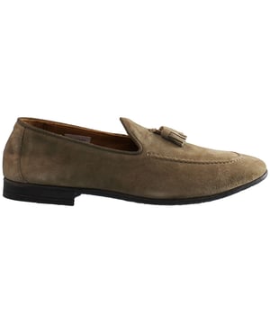 Zapatos de cuero de gamuza marrón de gamuza marrón Hackett Tassel HMS20911 951