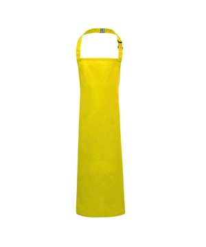 Classic Premier childrens bib apron available in 12 colours. Self fabric neckband. Self fabric ties 50cm long. Width: Infant 43cm, Junior 48cm. Length: Infant 53cm, Junior 63cm. Made from Oeko-Tex® Standard 100 fabric. These aprons have an adjustable nec. Fabric:65% Polyester, 35% Cotton twill Weight: 195gsm. Size - Infants (3-6 years), Junior (7-10 years).