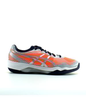 ASICS Volley Elite Womens Orange/Grey Trainer