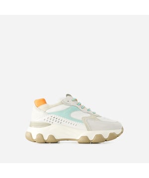 Colour : Blanc - Vernis Blanc. Hauptmaterial: glattes Kalbsleder synthetisch. Material Sohle: Gummi. Futtermaterial: Leder. Verschluss: Schnürsenkel auf der Oberseite. Form der Kappe: rund. Fällt normal aus - Sizing: europäisch.