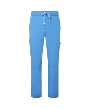 42% Polyester, 33% Recycled Polyester, 19% Viscose, 6% Elastane. Design: Contrast Detail. 210gsm. Fastening: Button, Zip Fly. Fabric Technology: Breathable, Crease Resistant, Durable, Flexible, Four Way Stretch, Moisture Wicking. Easy-Care. Pockets: 2 Side Pockets, 2 Thigh Pockets, Zip, Patch, 2 Patch Pockets. Waistline: Drawcord, Elasticated. Sustainability: Amfori, BSCI, Made from Recycled Materials, RCS Certified. Hem: Side Vents.