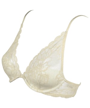 Sujetador Calvin Klein.
Color Blanco 
Estilo triangulo.
Copas preformadas. 
Copas con tejido de encaje en el frontal. 
Tirantes elásticos y ajustables. 
Laterales elásticos con detalle de encaje.  
Cierre de corchetes en la espalda, tres posiciones.
Tejido cómodo y transpirable. 
Costuras vistas  tono.

Composición:  81%Nylon-19%Elastano

Instrucciones de lavado:
- Lavar máximo a 40ºC.
- Planchar a media temperatura, máx. 110ºC.
- No permite usar secadora.
- No usar lejía.
- No admite el  lavado en seco.

Equivalencia de tallas:

UK FR EU IT
30 80 65 30
32 85 70 32
34 90 75 34
36 95 80 36
38 100 85 38