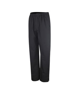 94% Polyester, 6% Elastane. Fabric: 2 Way Stretch. Design: Logo, Plain. Fastening: Waterproof Zip. Fabric Technology: Breathable, Flexible, Lightweight. Adjustable Leg Tabs, Adjustable Length, Drop Hem, Taped Seams. Pockets: 2 Side Pockets, 1 Back Pocket. Waistline: Adjustable, Drawstring. Hem: Dropped.