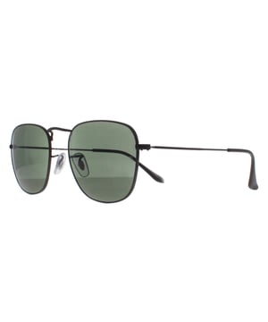 Las gafas de sol Ray-Ban cuadradas unisex negras G-15 verdes RB3857 Frank son un estilo retro fresco traído de vuelta de los años 90 con esta vuelta de tuerca a las clásicas gafas de sol redondas. Montura metálica fina combinada con patillas de acetato para un acabado contemporáneo.