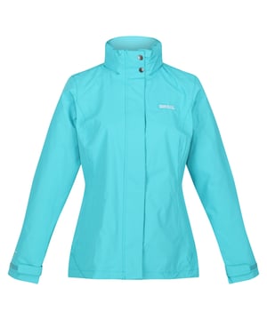 100% Polyester. Wasserdichte Shell-Jacke für Damen. Nahtversiegeltes Soft-Touch-Polyestergewebe mit Hydrafort-Technologie und dauerhaft wasserabweisender Ausrüstung bietet einen wirksamen Schutz vor Wind und Regen. Das weiche Netzfutter ist angenehm zu tragen, und die verstellbare Kapuze lässt sich an trockenen Tagen gut verstauen. Zwei Reißverschlusstaschen sind praktisch für Schlüssel und Handy. Mit dem Regatta-Aufdruck auf der Brust. Regatta-Größen für Damen (Brustumfang ca.): 6 (30in/76cm), 8 (32in/81cm), 10 (34in/86cm), 12 (36in/92cm), 14 (38in/97cm), 16 (40in/102cm), 18 (43in/109cm), 20 (45in/114cm), 22 (48in/122cm), 24 (50in/127cm), 26 (52in/132cm), 28 (54in/137cm), 30 (56in/142cm), 32 (58in/147cm), 34 (60in/152cm), 36 (62in/158cm).