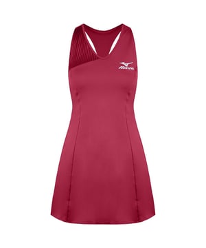 Mizuno Amplify Cuello redondo sin mangas para mujer Vestido burdeos K2GH8715U59