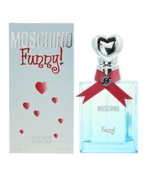 Moschino Funny was launched in 2007 as a mischievous, humorous fruity floral scent that brings a touch of fantasy to your life. Funny! notes consist of pink pepper, seville orange, redcurrants, jasmine, green tea, amber and cedar.