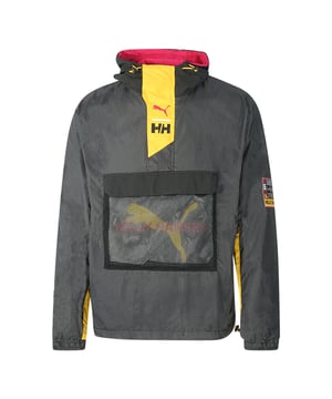 Puma x Helly Hansen Black Windbreaker Mens Chaqueta con capucha 597143 01
