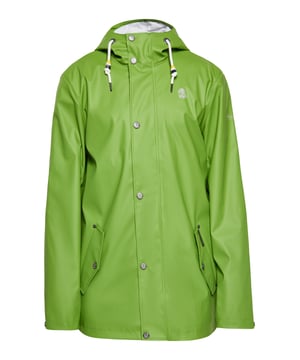 Ontdek de beste regenjas voor jouw outdooravonturen. Dit regular-fit kledingstuk heeft een capuchon met trekkoord, een verborgen ritssluiting en drukknoopsluiting aan de voorkant en klepzakken voor essentiële spullen. Gemaakt van 3000 mm waterdichte stof, met gelaste naden, een opstaande kraag en lange mouwen om je droog te houden. Wij raden dit model aan voor mensen die van wandelen houden, ongeacht de weersomstandigheden.  Regenjas