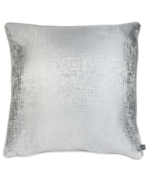This simplistic, yet elegant cushion will bring a touch of luxury to any contemporary interior. The Cinder cushion features a metallic jacquard, complete with a soft velvet reverse and piped edges, available in 4 beautiful colourways to suit any home.