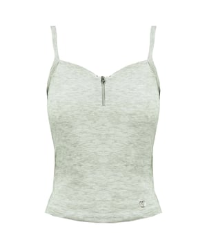 Champion Heritage Fit Mouwloos Grijs Dames Katoenen Top 106220 089
