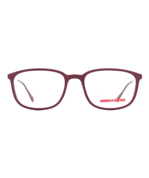 Prada Sport Glasses Frames PS03HV VYX1O1 Bordeaux Rubber Men  are made of plastic & metal with a Rectangular shape and are designed for men