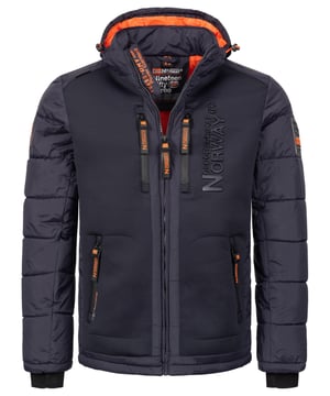 Protección con estilo: Chaqueta de invierno para hombre Geographical Norway H-354 Máxima calidez y comodidad: La chaqueta de invierno para hombre Geographical Norway H-354 no solo ofrece una protección de primer nivel contra el frío, sino también un confort inigualable. Su superficie exterior de 100% poliamida te mantiene cálido y seco incluso en las condiciones meteorológicas más adversas. Capucha y bolsillos prácticos: Con su capucha funcional y un total de cuatro bolsillos (dos en el pecho y dos en los laterales), esta chaqueta es perfecta para actividades al aire libre. Ya sea que estés caminando, acampando o simplemente disfrutando de la naturaleza, esta chaqueta te proporciona la funcionalidad necesaria. Estilo outdoor atemporal: El estilo outdoor de esta chaqueta no solo la convierte en un compañero práctico, sino también en una declaración de moda. Ya sea en la ciudad o en el campo, con esta chaqueta siempre harás una declaración de moda que es tanto trendy como funcional.