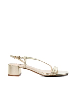 Update your warm weather styling with our glossy Maryanna sandals. This design features a side buckle for a comfortable fit. Set on a low block heel for ease of wear, this square-toed silhouette will partner perfectly with everything from denim to sundresses.