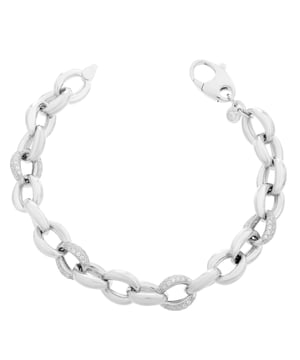 Deze verbluffende armband voor dames van Orphelia is het perfecte cadeau om jezelf of een geliefde te verwennen. De armband is gemaakt van 925 Sterling Zilver, gekleurd Zilver met een lengte van 20,5 cm en weegt 15 gram met een breedte van 1 cm op het breedste punt. De Orphelia Dames 925 Sterling Zilver Armband - Zilver ZA-7175 wordt geleverd in een prachtige geschenkdoos en heeft een garantie van twee jaar.