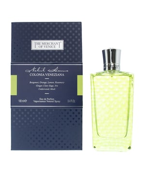 Colonia Veneziana ist ein zitrisch-aromatischer Duft für Männer, der 2020 von The Merchant of Venice auf den Markt gebracht wurde. Die Kopfnote besteht aus Zitrone, Orange, Rosmarin und Bergamot, die auf einem Herz aus Ingwer, Iris und Muskatellersalbei ruhen. In der Basis des Duftes finden sich Noten von Zeder und Moschus. Zu Beginn wird der Duft von den Zitrusnoten dominiert, die allmählich in eine herrliche Mischung aus frischen Gewürzen und aromatischen Noten übergehen, was ihn zu einem wunderbar erfrischenden Duft macht, der am besten in den wärmeren Monaten des Jahres genossen wird.