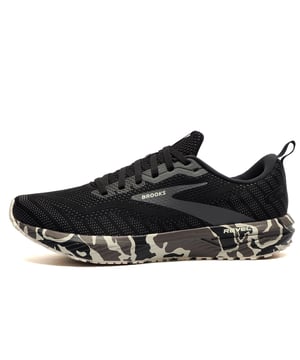 The Brooks Revel 6 Running Shoes offer a blend of style, comfort, and performance with their textile Fit Knit and synthetic mix upper that adapts to your foot and offers a sleeker look and feel, plus structure and breathability.
 The secure lace fastening and cushioned ankle collar provide a supportive feel, while the DNA cushioned midsole and heel ensure responsive comfort with every stride. Designed for convenience, the heel pull tab allows for easy on and off wear. 
 The arrow-point tread outsole delivers optimal traction on various surfaces, while the eco-friendly Green Rubber outsole, made from environmentally friendly silica, offers durability and grip whilst delivering a springy, responsive ride.
 
 - Textile Fit Knit / Synthetic mix upper 
 - Secure lace fastening
 - DNA cushioned midsole and heel
 - Comfort cushioned ankle collar 
 - Heel pull tab for easy on / off wear 
 - Arrow-point tread outsole for optimal traction 
 - Green Rubber outsole  made from environmentally friendly silica
 - Cushioned comfort footbed
 - Brooks branding throughout