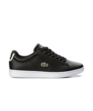 The Lacoste Carnaby EVO BL 1 SPW Men's Black Trainers offer a sleek and sophisticated design with the iconic Lacoste touch. These trainers are a perfect blend of timeless style, comfort, and the quality you'd expect from the Lacoste brand.

Key Features:

 Elegant Black Color:  The classic black colorway exudes a sense of sophistication, making these trainers versatile for both formal and casual occasions.

 Carnaby EVO BL 1 Design: The Carnaby EVO BL 1 design is a tribute to Lacoste's tennis heritage, featuring clean lines and a minimalistic yet stylish appearance.

 Comfortable Fit: Lacoste prioritizes comfort, and these trainers are no exception. They're designed to provide a comfortable fit, making them suitable for all-day wear.

 Durable Construction: Known for its quality, Lacoste ensures that these trainers are built to last, making them a reliable choice for your footwear collection.

 Lacoste Crocodile Logo: The iconic Lacoste crocodile logo on the side of the trainers represents the brand's commitment to quality and timeless style.

 Versatile Style: These trainers strike a balance between elegance and sportiness, making them suitable for various settings, from casual outings to more semi-formal occasions.

 Classic Tennis Shoe Elements: With elements inspired by tennis shoes, the Carnaby EVO BL 1 SPW trainers offer a nod to Lacoste's heritage while maintaining a modern twist.

 Lace-Up Closure: The lace-up design ensures a secure fit and allows you to adjust the tightness to your preference.

 High-Quality Materials: Lacoste uses premium materials, ensuring not only style but also durability in these trainers.

 Lacoste Branding: The recognizable Lacoste branding on the trainers signifies sophistication, authenticity, and an appreciation for classic aesthetics.