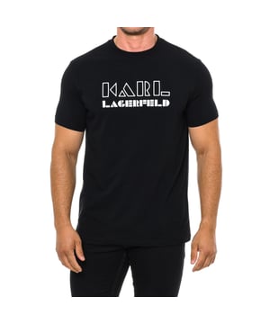 Short sleeve t-shirt 755060 men's Karl Lagerfeld.

 It features a ribbed round neckline, providing a textured detail and classic style.
 It has a Karl Lagerfeld brand print on the front.
 The simple cut and design allow versatility in looks and ease of combination.
 This Karl Lagerfeld short-sleeved t-shirt is a casual and versatile garment, suitable for multiple occasions.
 Its simplicity and comfort, together with the prestige of the brand, make it an attractive and versatile option.
 Composition: 95% Cotton, 5% Elastane
 Care:
Wash at maximum temperature 30º.
 Iron at low temperature.
 Do not use bleach.
 Do not use dryer.
 Do not dry clean.