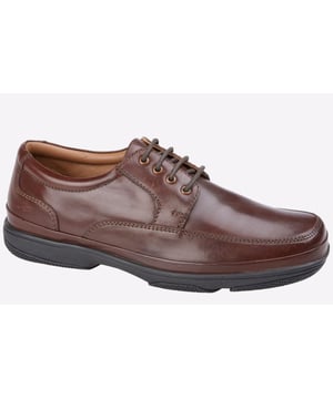 Delivered in a classic leather upper, with intricate stitching, and a padded ankle collar, these Roamers Danforth men's shoes are a wardrobe essential for smart-casual wear.- Burnish leather
- Wide fit design
- Phylon/Rubber Sole