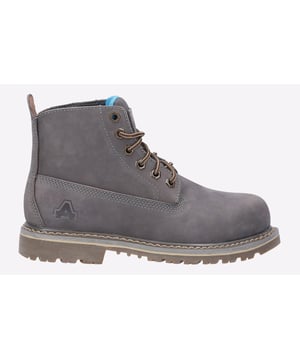 Amblers bieten einen ikonischen Goodyear Welt Sicherheitsstiefel, gefertigt aus weichem Nubukleder, mit einer Stahlkappe, einer gepolsterten Zunge und einer energieabsorbierenden Ferse für Komfort sowie einer langlebigen Nitrilgummisohle mit Rutschsicherung SRA.  
- Sicherheitsstandard EN ISO 20345:2011 - SB  
- 200 Joule Stahlkappe  
- Anti-Durchdringung Stahl-Mittelsohle - Min 1100N  
- Herausnehmbares PU-Schaumfußbett  
- Original Goodyear-Welt-Konstruktion  
- Obermaterial aus weichem Nubukleder  
- Gepolsterte Zunge  
- Ölbeständige Laufsohle  
- Energieabsorbierende Ferse  
- Ikonischer GYW Knöchel-Sicherheitsstiefel  