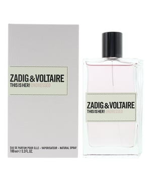 This Is Her! Undressed, launched in 2023, is a fragrance Floral Woody Musk Fragrance for women by Zadig & Voltaire. Perfect for Spring, Summer and even into fall. this fragrance is mostly worn during the day. Created by Sidonie Lancesseur, this fragrance contains top notes of Orange Blossom and Ginger Middle notes of this fragrance are Skin, Ylang-Ylang and Salt with base notes of Musk, Sandalwood and Benzoin.