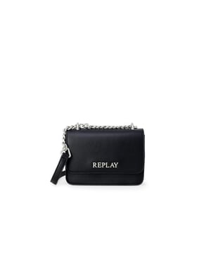 Marca: Replay  
Género: Mujeres  
Tipo: Bolsos  
Temporada: Otoño/Invierno  
Color: Negro  
Patrón: Liso  
Cierre: Clip  
Tamaño (cm): 14x20x7  
Detalles: Bolsos de hombro  
Composición: 100% poliuretano  
Lavado: Lavable a máquina a 30°  
Material: poliuretano  