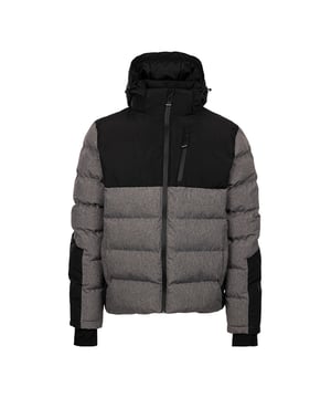 100% Polyester. Shell: TPU Membraan. Ontwerp: Contrastpaneel, Logo. Stoftechnologie: Duurzaam. Halslijn: Kapitein. Mouwtype: Met lange mouwen. Gewatteerd. Eigenschappen kap: Verstelbaar, Trekkoord, Afritsbaar. Zakken: 1 Onderste zak, 1 Borstzak, Waterafstotende ritssluiting, 1 Binnenzak. Bevestiging: Volledige ritssluiting. Zoom: Aantrekkoord. XS: 35 in. S: 37 in. M: 40 in. L: 43 in. XL: 46 in. XXL: 48 in. 3XL: 50 in.