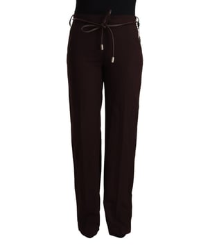 Marca: PATRIZIA PEPE  
Modelo: Pantalones rectos de cintura alta  
Color: Negro  
Material: 77% lana virgen, 19% nylon, 4% elastano  
Cierre con cremallera y botón  
Detalles de logo  
Muy calidad y artesanía  
Material: 77% lana virgen, 19% nylon, 4% elastano  