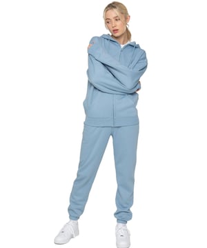 Enzo Womens Oversized Hoodie Tracksuit Set. Pullover Sweatshirt With Hood And Sweatpants Joggers Set. Oversized Hoodie And Regular Fit Joggers With Cuffed Design And Brushed Back Inner Fleece. Oversized Relaxed Fit For Casual Wear. Essential Loungewear Tracksuit.