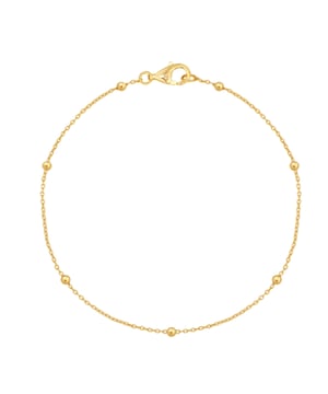 Sterling silver bracelet yellow gold plated