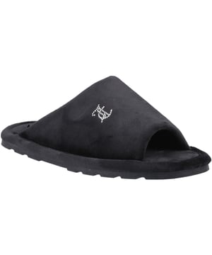 Entspannen Sie sich in weichem Komfort mit diesen Damen-Slippern von Juicy Couture.