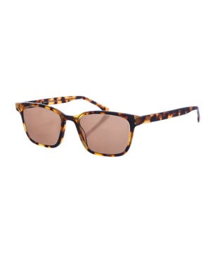 Gafas de sol Zen con montura de acetato.
Color Crema-negro-marrón
Forma squared.
Lentes de color Marrón
Patillas de acetato.
100% Protección UV. 
Incluye una funda neutra de tela.

Medidas  Alto lente: 45 mm
Ancho lente: 50 mm.
Puente: 19 mm.
Patillas: 145 mm.


Limpieza y manutención:
-Limpiar las gafas con agua y jabón (neutro).
- No utilice paños sucios o abrasivos, que puedan alterar las características de los filtros.
- Utilice solo accesorios y repuestos originales.