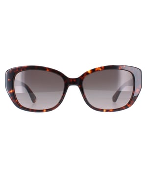 Las gafas de sol Kate Spade Kenzie/G/S 086 HA havana marrón degradado son una moderna montura rectangular fabricada en ligero acetato. Ya sea paseando por la playa o navegando por las calles de la ciudad, estas gafas de sol son un compañero perfecto para cualquier ocasión. El logotipo de Kate Spade aparece en las patillas para garantizar la autenticidad de la marca.