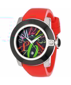 Glam Rock GR32040 - Damenuhr Quarz aus Edelstahl• Material: Edelstahl• Glas: Saphir• Armband: Silikon• Farbe: Silber Schwarz• Wasserbeständigkeit: 100 m (10 ATM)• Gehäusegröße: 44 mm
