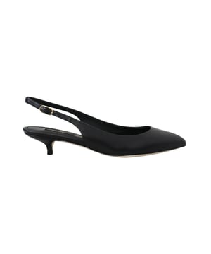 Prachtig gloednieuw met labels 100% authentieke Dolce & Gabbana schoenen.
  Model: Slingbacks hakken pumps
  Kleur: Zwart
  Gesp sluiting
  Leren onderzool
  Logo details
  Vervaardigd in Italie
  Materiaal: 100% leer